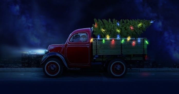 drive-in Christmas Carols service