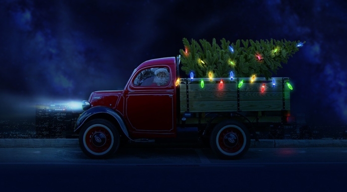 drive-in Christmas Carols service