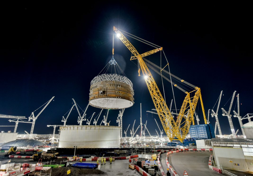 Big Carl, the world’s largest crane, has just completed its biggest ever lift at Hinkley Point C.