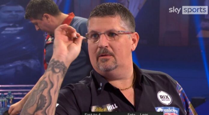 Burnham-On-Sea darts star Gary Anderson