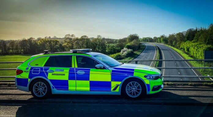 Police on M5 motorway