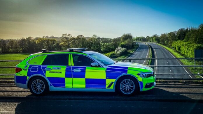 Police on M5 motorway