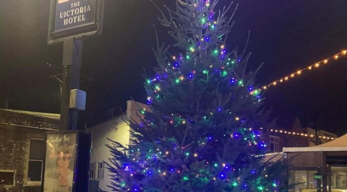 Victoria Hotel Burnham-On-Sea Christmas Tree