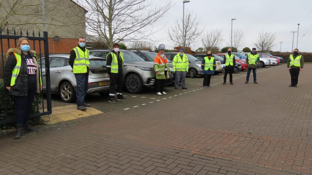 Berrow Covid Vaccination Centre volunteers