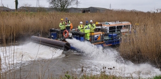 Dredging in Somerset's River Parrett