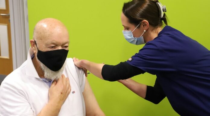 Glastonbury Festival Michael Eavis gets his Covid vaccine
