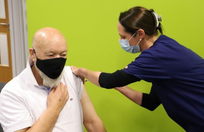 Glastonbury Festival Michael Eavis gets his Covid vaccine