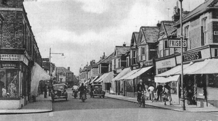 Burnham-On-Sea High Street in 1950s