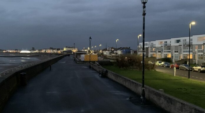 Burnham-On-Sea seafront lights not working