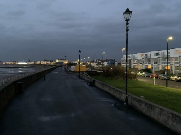 Burnham-On-Sea seafront lights not working