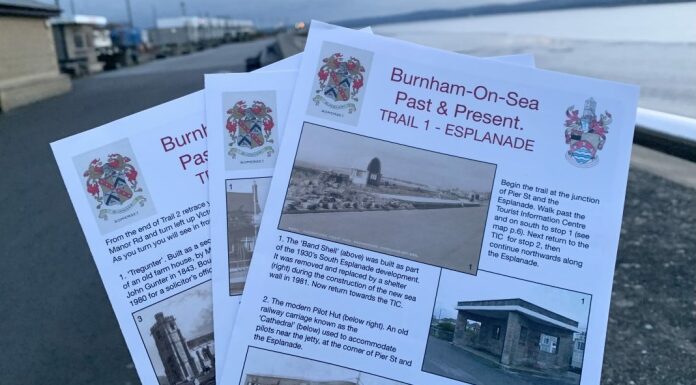 Burnham-On-Sea Heritage Trail leaflets