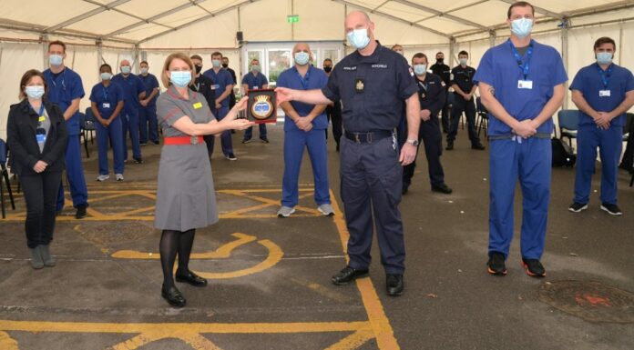 Somerset's NHS say 'thank you' to military colleagues