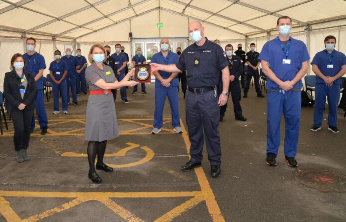 Somerset's NHS say 'thank you' to military colleagues