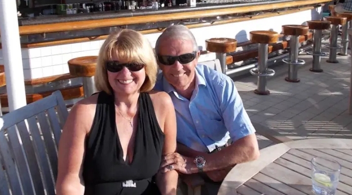 Penelope Jackson, 65, has been charged with murdering David Jackson (both pictured), 78, at their bungalow in Berrow near Burnham-On-Sea
