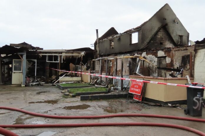 Farm blaze in Stretcholt