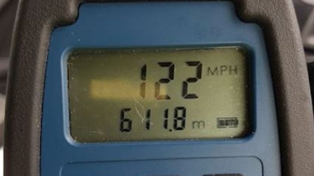 Driver arrested after hitting 122mph on way back to England from haircut in Wales