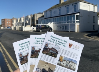 Burnham-on-Sea Pubs and Hotels leaflet