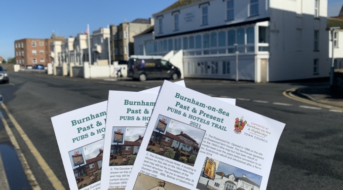 Burnham-on-Sea Pubs and Hotels leaflet