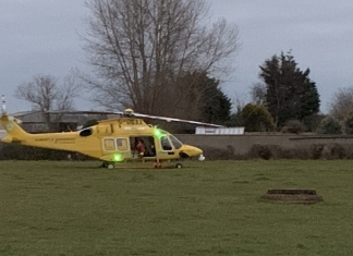 Air ambulance in Burnham-On-Sea