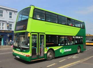 Bus in Burnham-On-Sea