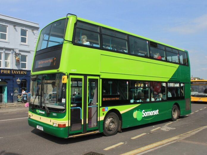 Bus in Burnham-On-Sea