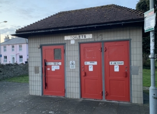 Public toilets at Crosses Penn in Burnham-On-Sea