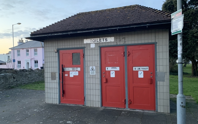 Public toilets at Crosses Penn in Burnham-On-Sea