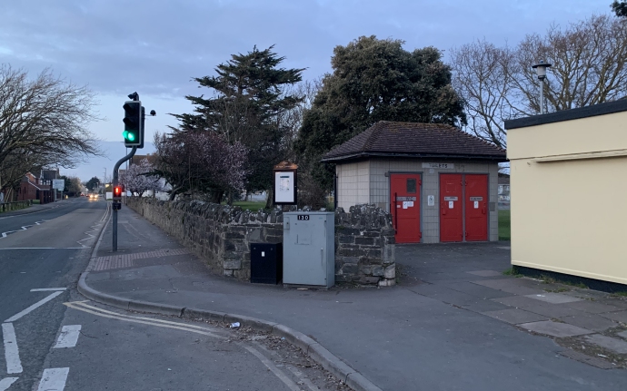 Public toilets at Crosses Penn in Burnham-On-Sea