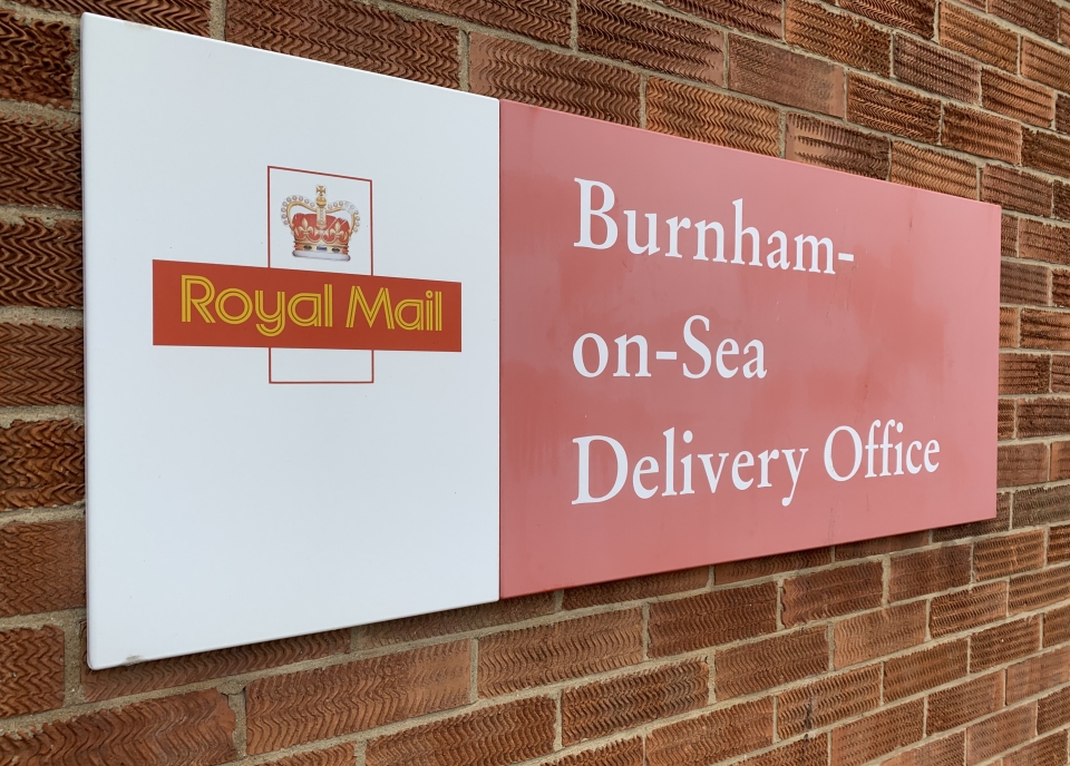 Burnham-On-Sea postal sorting office
