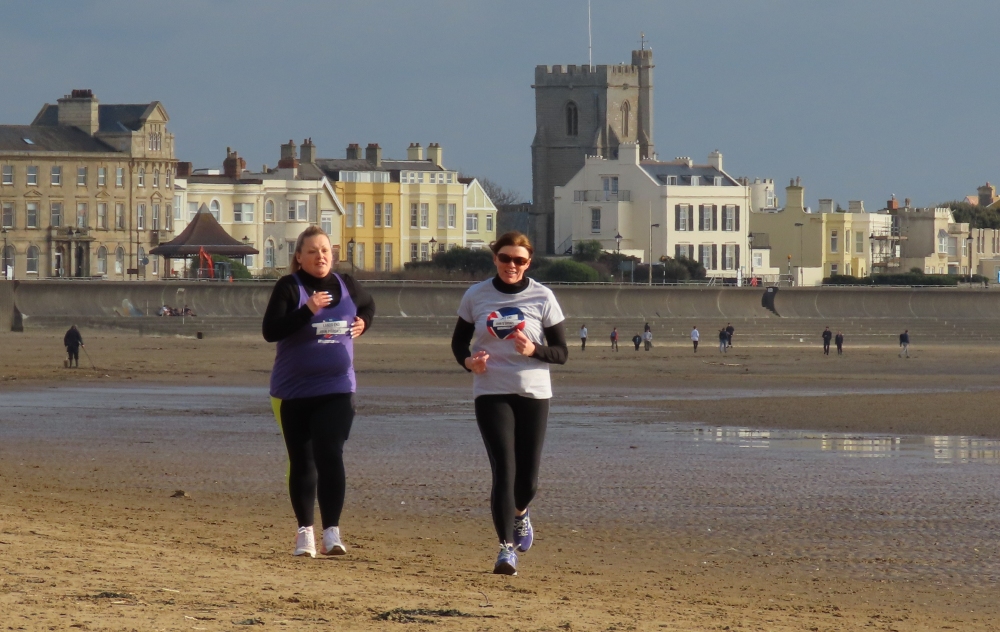 Burnham-On-Sea fundraisers Sue Cornelius and Lesley Reed