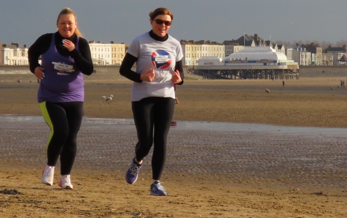 Burnham-On-Sea fundraisers Sue Cornelius and Lesley Reed