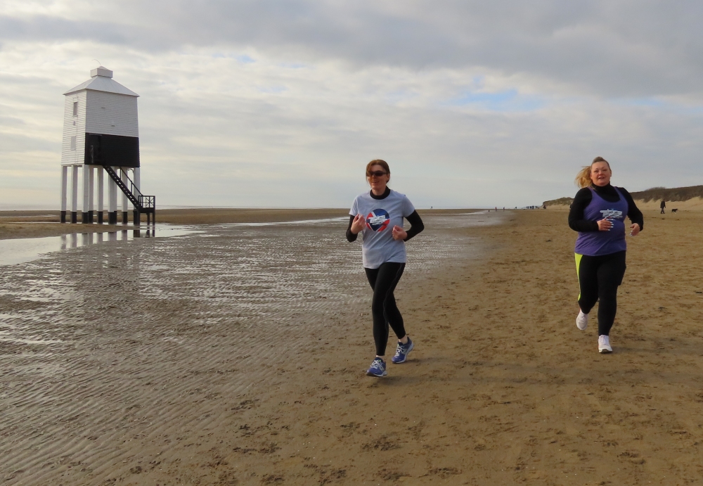 Burnham-On-Sea fundraisers Sue Cornelius and Lesley Reed