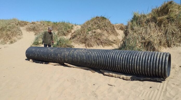 Berrow beach piping