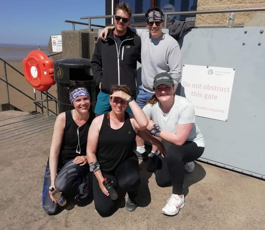 Burnham-On-Sea fundraising runners