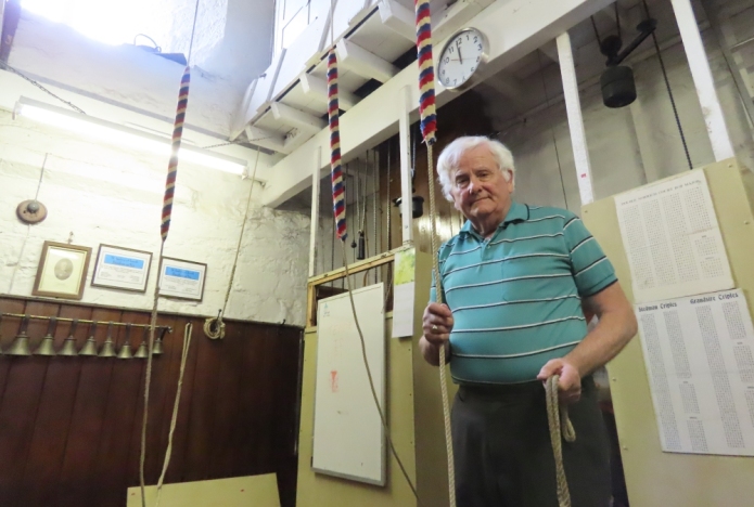 Burnham-On-Sea church bell ringer Roger Packer