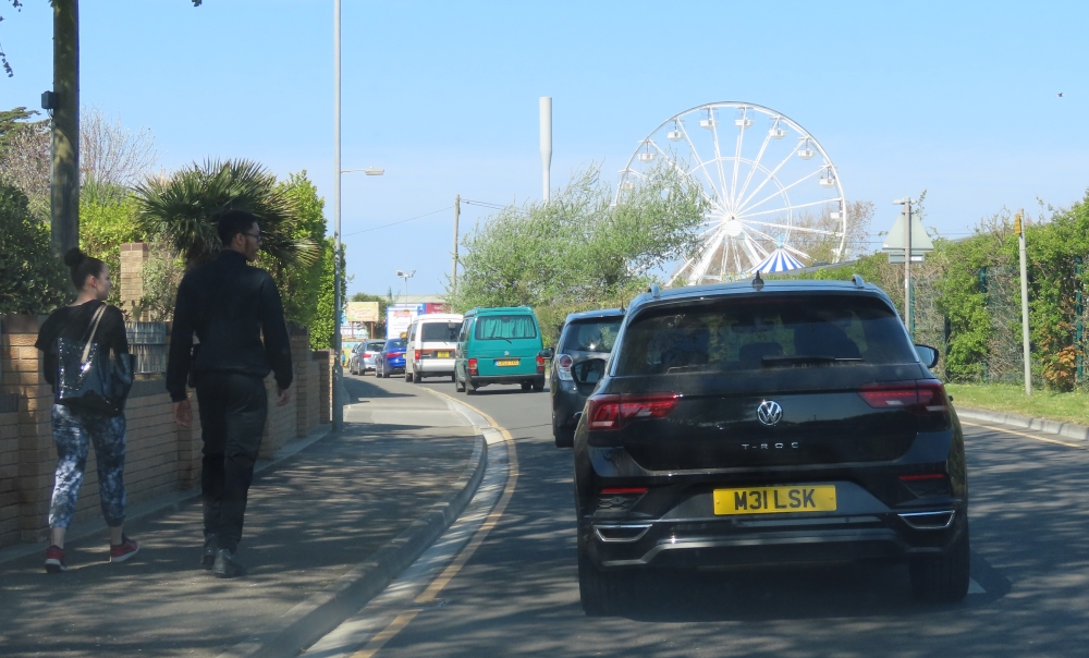 Busy road in Brean