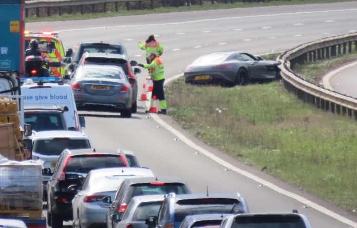 M5 crash Bank Holiday Monday