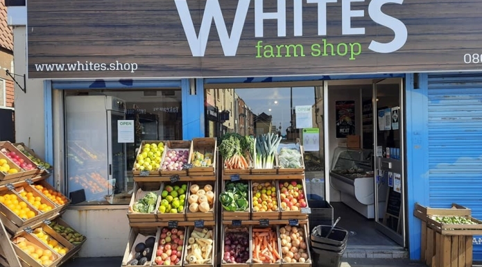 Whites farm shop in Burnham-On-Sea