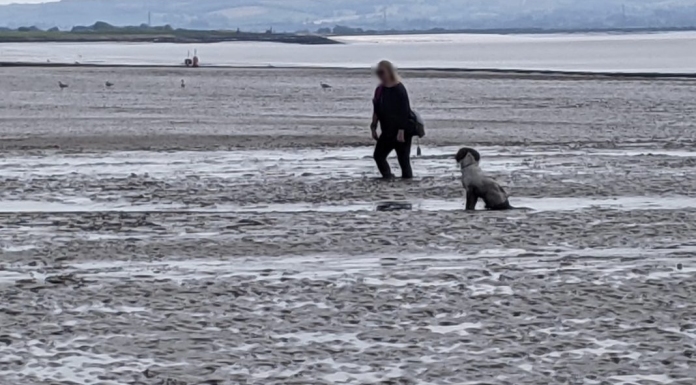 Stranded woman rescued from mud on Burnham-On-Sea beach by Coastguards