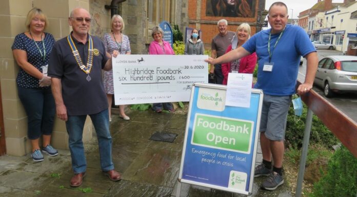 Burnham-On-Sea Rotary Club donation
