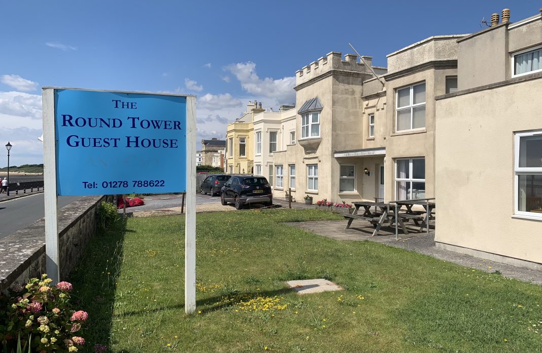 Round Tower Guesthouse on Burnham-On-Sea seafront