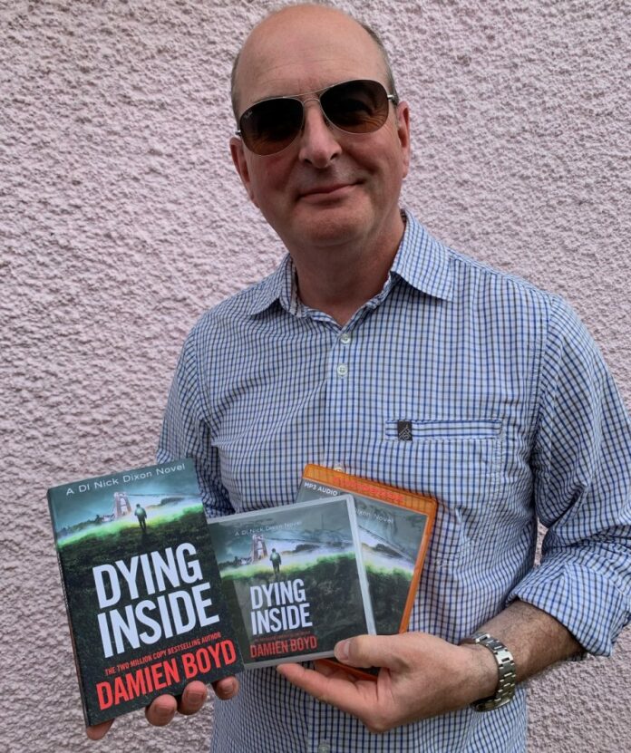 Burnham-On-Sea bestselling crime novelist Damien Boyd
