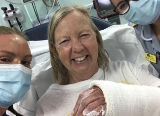 Dragons Den TV star Deborah Meaden has this week thanked Somerset NHS staff  for their care after breaking her arm.