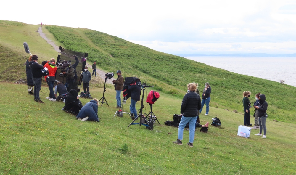 TV crews have been in Brean this week filming scenes for new BBC One drama TV series Chloe