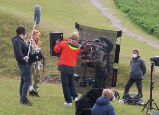 TV crews have been in Brean this week filming scenes for new BBC One drama TV series Chloe