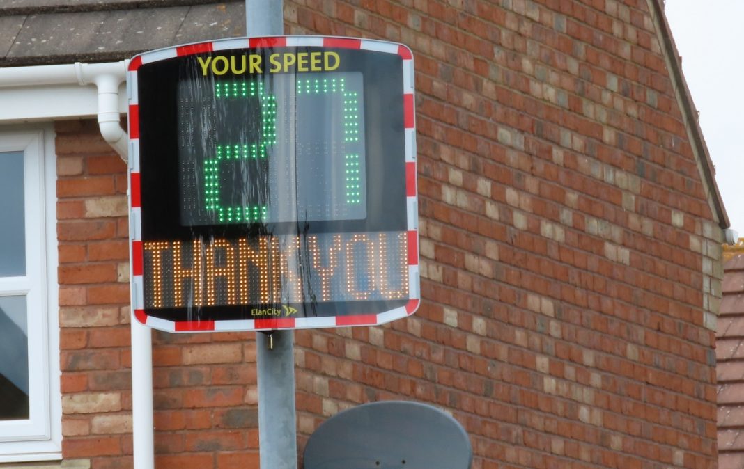 speed indicator device Burnham-On-Sea