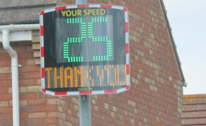 speed indicator device Burnham-On-Sea