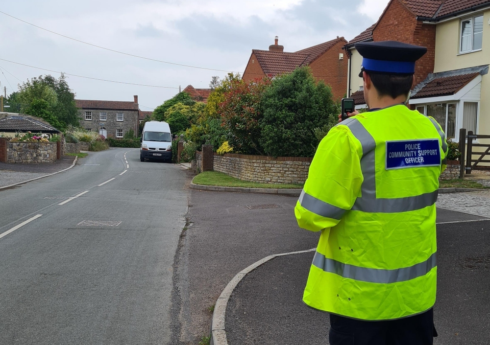 Police speed detection in Sedgemoor