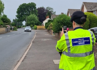 Police speed detection in Sedgemoor