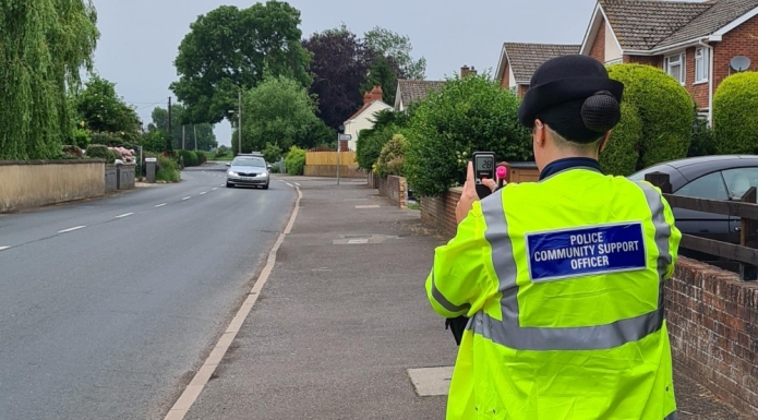 Police speed detection in Sedgemoor